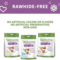 Whimzees Occupy Antler Natural Dental Chews For Dogs, 360G, Large, 6Pc (Pack Of 6)
