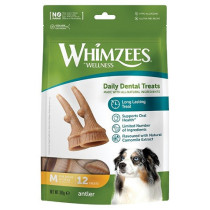 Whimzees Occupy Antler Natural Dental Chews For Dogs, 360G, Medium, 12Pc (Pack Of 6)