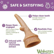 Whimzees Occupy Antler Natural Dental Chews For Dogs, 360G, Medium, 12Pc (Pack Of 6)