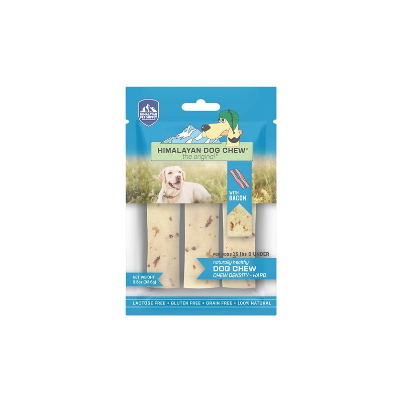 Himalayan Dog Chew With Bacon For Dogs 15 Lbs And Under, 93.6G (Pack Of 6)