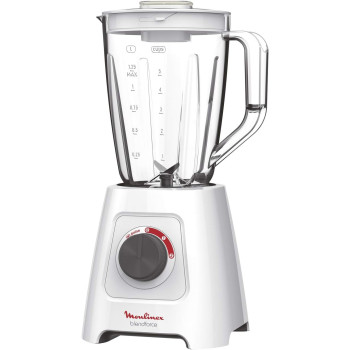 Moulinex Blender Blendforce 1.75 L Blender Smoothie Maker Mixer 700 W 2 Attachments Glass Jug Grinder And Chopper Accessories Powelix Technology