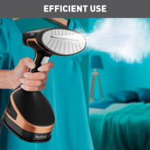 Tefal Access Steam Clothes Steamer, 1600W, Black And Rose Gold, Amazon Exclusive