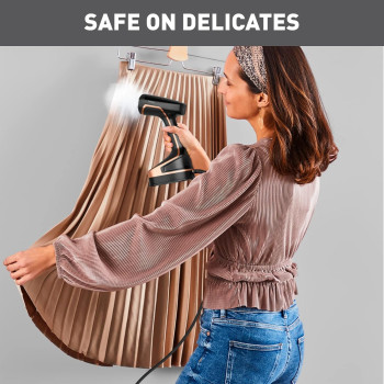 Tefal Access Steam Clothes Steamer, 1600W, Black And Rose Gold, Amazon Exclusive