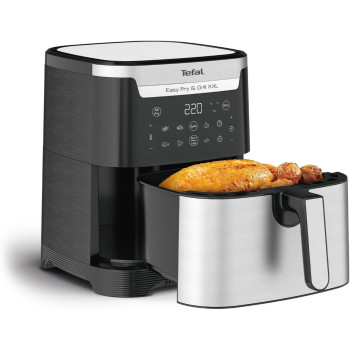Tefal Easy Fry and Grill 2-In-1 Air-Fryer And Grill, Digitsl, Xxl Capacity, 1830W, Flexcook Divider For Dual Cooking, 6.5 L Capacity, Stainless Steel/Plastic