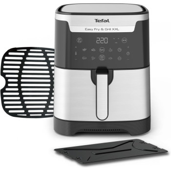 Tefal Easy Fry and Grill 2-In-1 Air-Fryer And Grill, Digitsl, Xxl Capacity, 1830W, Flexcook Divider For Dual Cooking, 6.5 L Capacity, Stainless Steel/Plastic