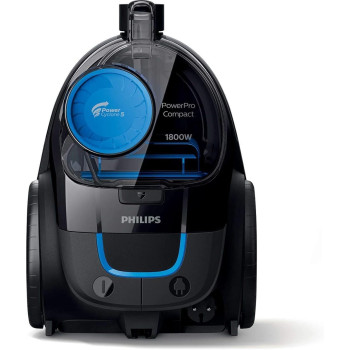 Philips Powerpro Compact Black, 1800W, 330W Suction Power, Hepa Filter, Easy To Empty Dust Bucket, 1.5L Dust Capacity