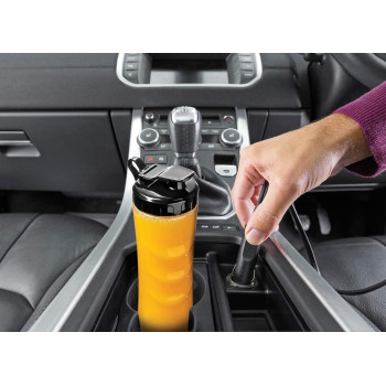 Black+Decker Sports Blender/Smoothie Maker, 300W, 6 Piece With 500Ml And 300Ml Sports Bottle, 21500 Rpm With Turbo Speed, SS Blades To Pulverize Ice And Frozen Fruits