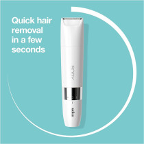Braun Bs 1000, Body Mini Trimmer Wet And Dry With Trimming Comb, White