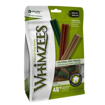 Whimzees Stix Natural Dental Dog Treats Grain Free, XS, 48 Plus 8Pcs (Pack Of 6)