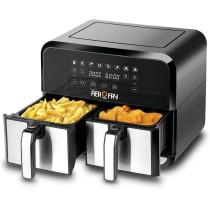 Black+Decker Digital Dual Zone Air Fryer 1700W 4L Capacity With Rapid Hot Air Circulation For Frying, Grilling, Broiling, Roasting