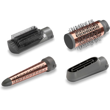 Babyliss 1000 Air Styler Adjustable 2 Heats and Cool Setting Ionic Technology For Frizz Free Hair Free Conical Curling, Volumizing And Precise Drying Attachment With Heat Pouch, Grey