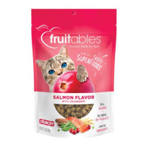 Fruitables Deliciously Healthy Made With Tasty Superfood Salmon Flavor Cranberry Cat Treats 70 G (Pack of 16)