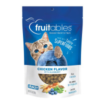 Fruitables Made With Tasty Superfood Chicken Flavour Blueberry Cat Treats 70 G (Pack of 16)