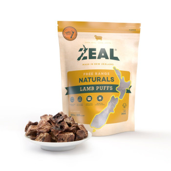 Zeal Dried Free Range Naturals Lamb Puffs Cat And Dog Treats 85 G (Pack of 8)