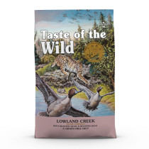 Taste Of The Wild Grain Free High Protein Real Meat Recipe Lowland Creek Feline Recipe With Roasted Quail And Roasted Duck, Cat Dry Food, 6.60 KG