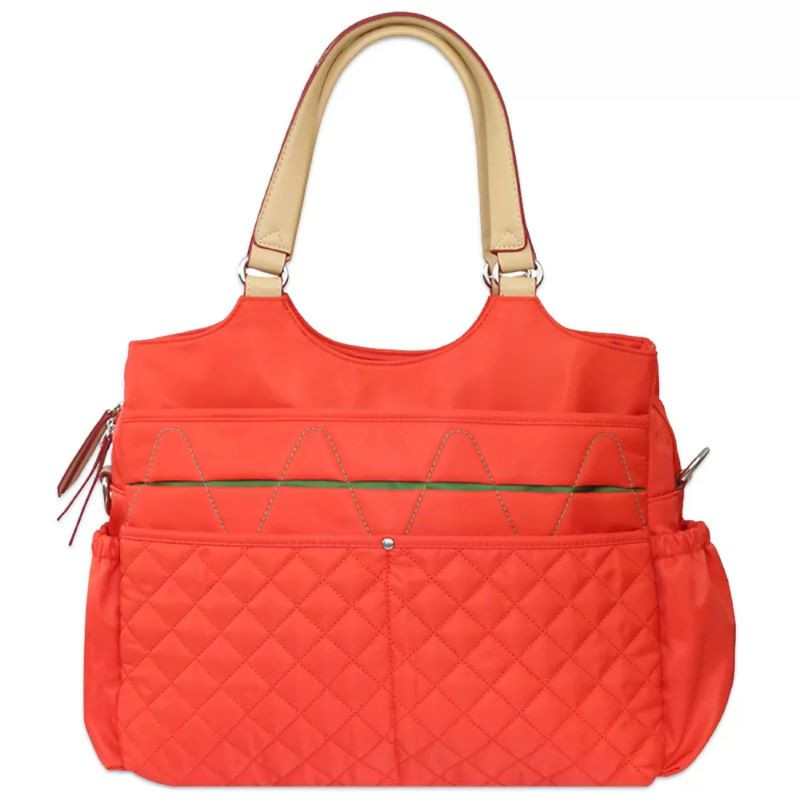 Sunveno Fashion Diaper Bag- Orange For All Ages, Unisex (SN_FDP1_OR)
