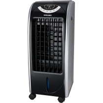 Sonashi SAC-202 Portable Air Cooler w/ 6 Liter Water Tank, 2 Ice Boxes, Three Wind Speeds, Water Level Indicator, 4 Castor Wheels, Electronic Display, 12 Hour Timer, Home Appliance