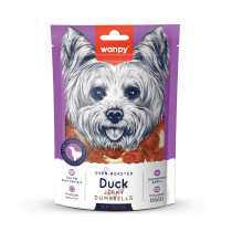 Wanpy Oven Roasted Duck Jerky Dumbbells, 100g (Pack of 20)