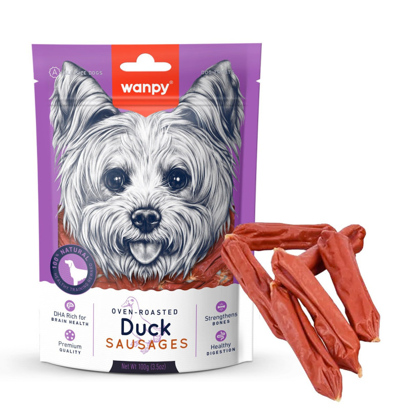 Wanpy Oven Roasted Dunk Sausages, 100g (Pack of 24)