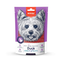 Wanpy Soft Oven Roasted Duck Jerky Strips, 100g (Pack of 16)