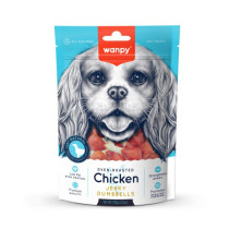 Wanpy Oven Roasted Chicken Jerky Dumbbells, 100g (Pack of 16)
