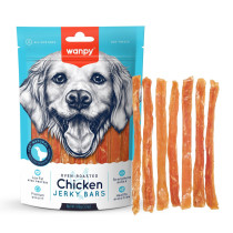Wanpy Oven Roasted Chicken Jerky Bars, 100g (Pack of 16)
