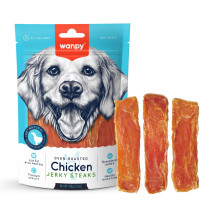 Wanpy Oven Roasted Chicken Jerky Steaks, 100g (Pack of 16)