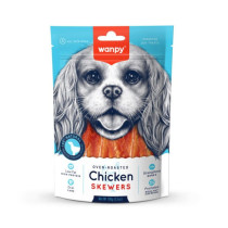 Wanpy Oven Roasted Chicken Skewers, 100g (Pack of 16)
