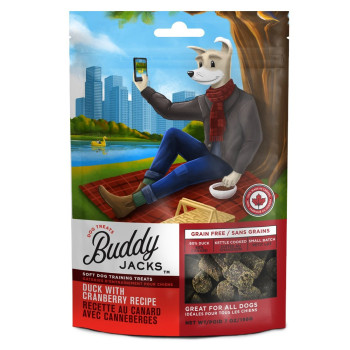 Buddy Jacks Soft And Chewy Dog Treats, Duck With Cranberry, 198gm (Pack of 10)