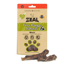 Zeal Free Range Natural Wags Dog Treats, 125g (Pack of 8)