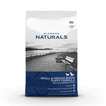Diamond Naturals Small And Medium Breed Puppy Rich In Chicken And Rice, 2kg (Pack of 6)