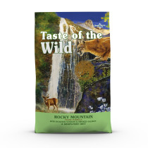 Taste Of The Wild Grain Free High Protein Real Meat Recipe Rocky Mountain Premium Dry Cat Food With Roasted Venison And Smoked Salmon, 6kg