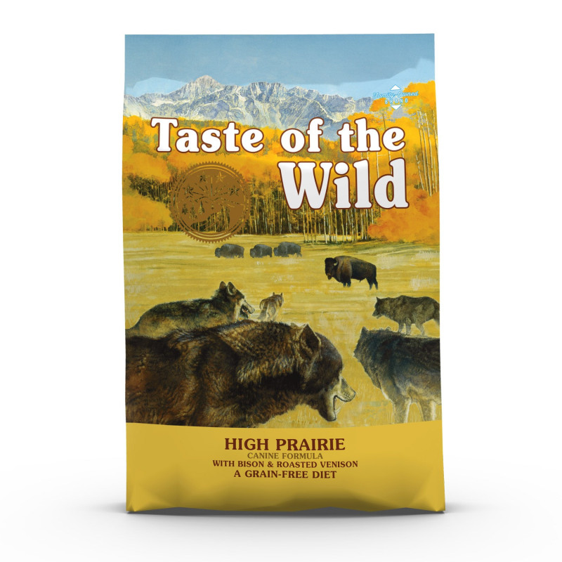 Taste Of The Wild Grain Free Premium High Protein Dry Dog Food High Prairie Adult Roasted Bison And Roasted Venison, 2kg