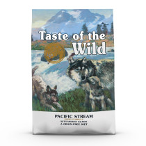 Taste of the Wild Grain Free High Protein Real Meat Recipe Pacific Stream Puppy Premium Dry Dog Food - 12.2kg