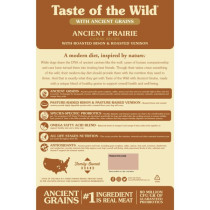 Taste Of The Wild Ancient Prairie Canine Recipe With Roasted Bison And Roasted Venison, 12.7kg