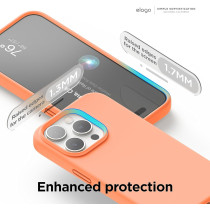 Elago Compatible With iPhone 15 Pro Max Case, Liquid Silicone Case, Full Body Protective Cover, Shockproof, Slim Phone Case, Anti-Scratch Soft Microfiber Lining, 6.7 Inch, Salmon