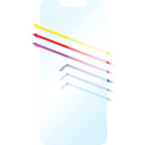 BodyGuardz Pure 2 EyeGuard Screen Protector For The iPhone 13 Pro Max, Premium Tempered Glass With Blue Light Filtering And Pure Guard Protection
