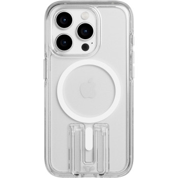 Tech21 Evo Crystal Kick Case For iPhone 15 Pro, Compatible With MagSafe, Impact Protection Case, White