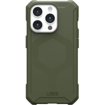 Urban Armor Gear UAG Case (Updated Ver) Compatible With iPhone 15 Pro Case 6.1 Inch, Essential Armor Olive Drab Built-in Magnet Compatible With MagSafe Charging Rugged Military Grade Protective Cover