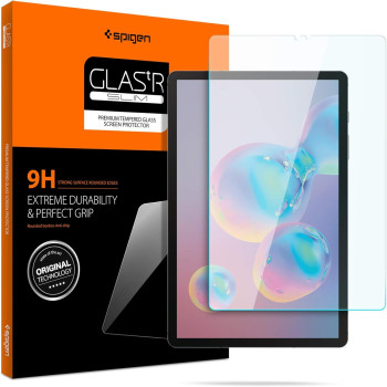 Spigen Tempered Glass Screen Protector (GlasTR Slim) Designed for Galaxy Tab S6 10.5 Inch, Galaxy Tab S5e 10.5 Inch (2019)