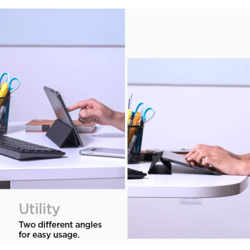 Spigen Smart Fold Designed for Galaxy Tab A 10.1 Case (2019)T510/T515, Black