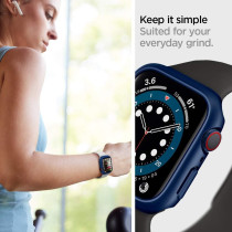 Spigen Thin Fit Designed For Apple Watch Case For 44mm Series SE2/6/SE/5/4, Blue