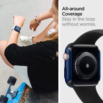 Spigen Thin Fit Designed For Apple Watch Case For 44mm Series SE2/6/SE/5/4, Blue