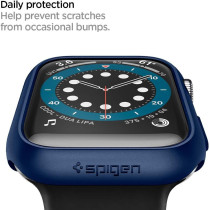 Spigen Thin Fit Designed For Apple Watch Case For 44mm Series SE2/6/SE/5/4, Blue