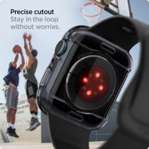 Spigen Ultra Hybrid Designed For Apple Watch Case With Screen Protector For Apple Watch Series, 7 41mm, Space Crystal