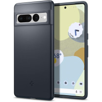 Spigen Thin Fit Designed Cover Compatible For Pixel 7 Pro Case (2022), Metal Slate