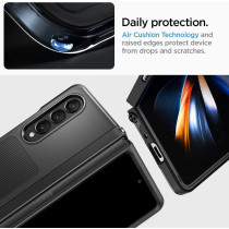 Spigen Neo Hybrid S Designed Cover Compatible For Galaxy Z Fold 4 Case (2022), Black