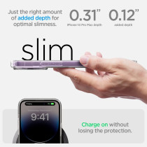 Spigen Ultra Hybrid (MagFit), Anti-Yellowing Technology Designed For iPhone 14 Pro Max Case (2022), Frost Clear