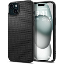 Spigen Liquid Air Armor Designed For iPhone 15 Case (2023), Military-Grade Protection, Matte Black