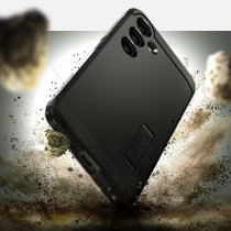 Spigen Tough Armor Designed For Galaxy S24 Case (2024), Military-Grade Protection, Black